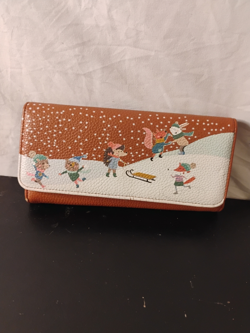 Holiday Faux Leather Coupon Wallet